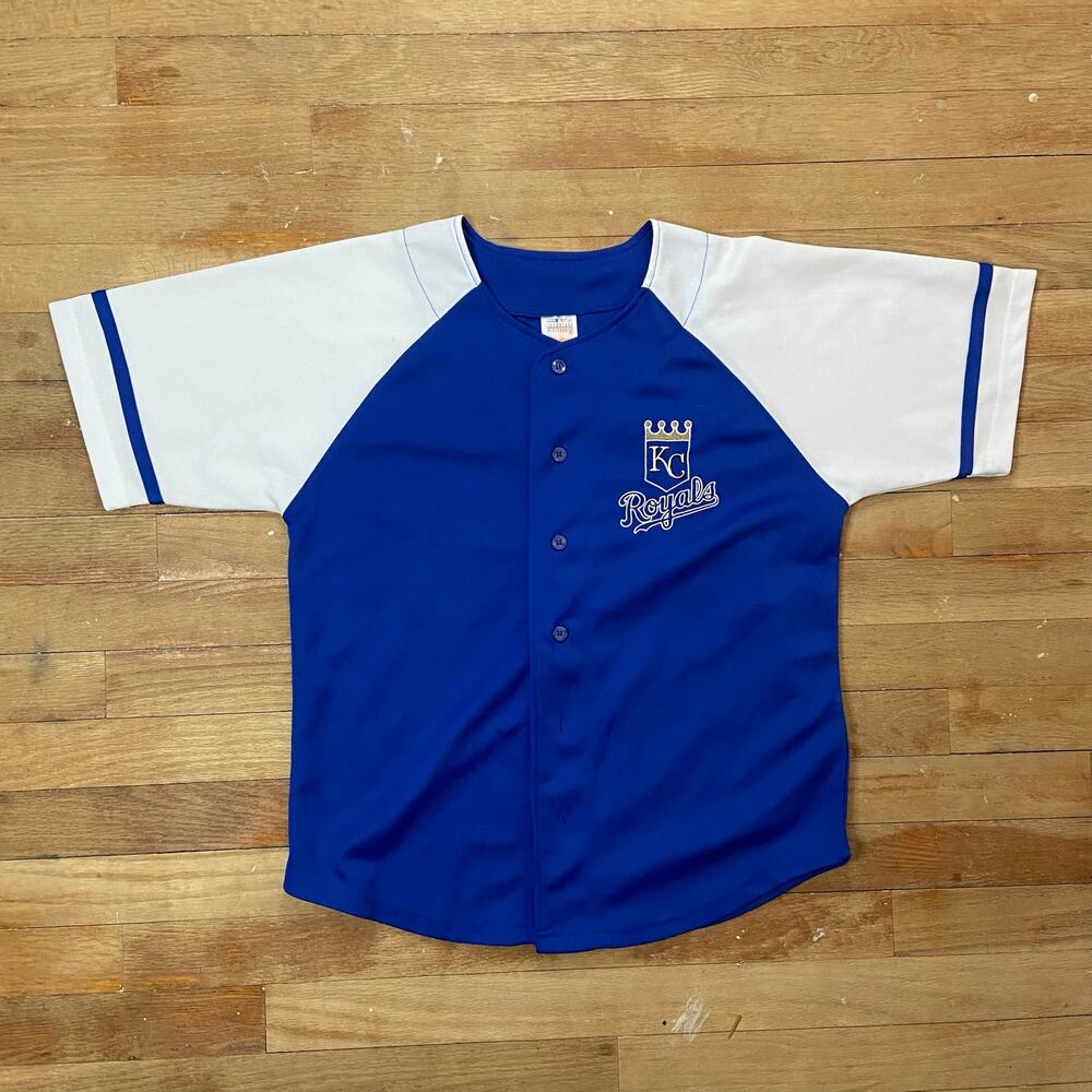 Kansas City Royals Vintage Mike Sweeney #29 Baseball Jersey Youth Medium 10/12